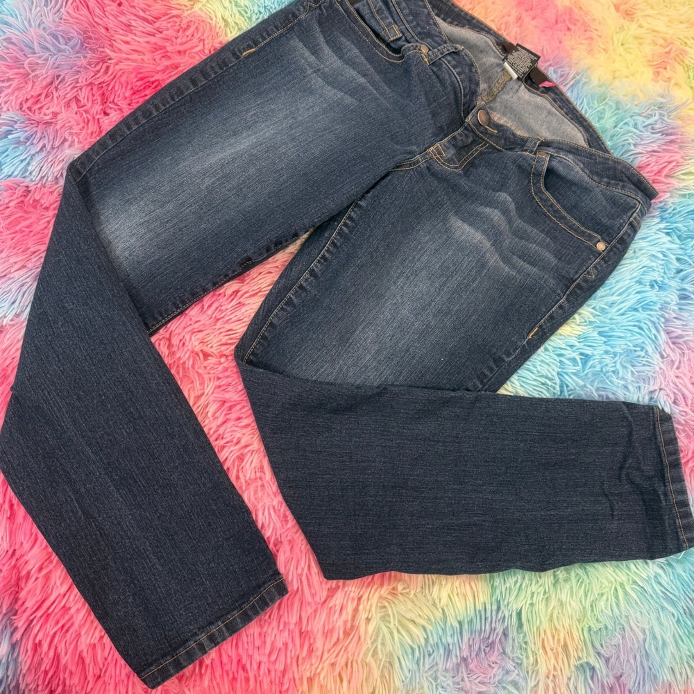 Torrid Jeans Women 16S Blue Dark Wash Straight Leg Stretch Denim